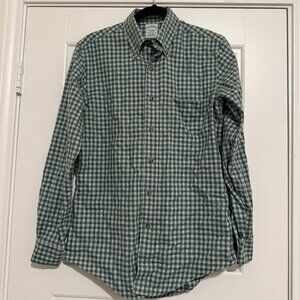 Brooks Brothers Original Polo Button Long Sleeve 100% Cotton Men's Small